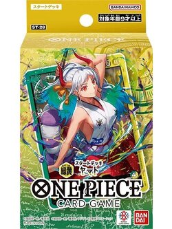 Bandai One Piece Card Game Starter Deck ST-28 Green/Yellow Yamato 4582769864841 (การ์ดวันพีช)