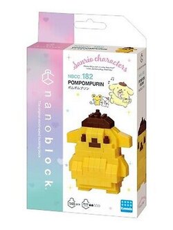 Kawada nanoblock Sanrio NBCC_182 Pom Pom Purin 4972825226384 (นาโนบล็อค)