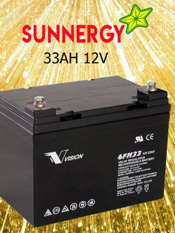 แบตเตอรี่ DEEP CYCLE 33AH 12V