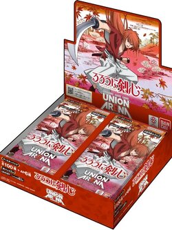 Bandai Union Arena Booster Box UA41BT Rurouni Kenshin แบบกล่อง (16 ซอง) 4582769843778 (การ์ด)