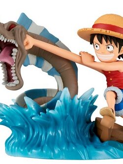 Banpresto WCF One Piece World Collectable Figure Log Stories - Monkey D. Luffy vs Local Sea Monster 4983164884067 (Fig)