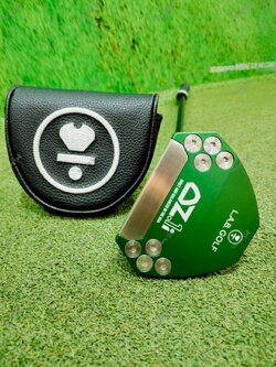 Putter L.A.B. GOLF OZ.1i Green Length 34.5” / Lie 69° ( Matte Black Premium Steel ) / ( Press Pistol 2 Degree Black )