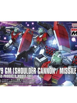 Bandai HG GM (Shoulder Cannon / Missile Pod) 4573102657145 (Plastic Model)