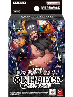 Bandai One Piece Card Game Starter Deck ST-27 Black Marshall D. Teach 4582769864834 (การ์ดวันพีช)