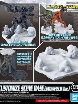 (Sold out) Customize Scene Base (Snow Field Ver.) BANDAI 4573102595508