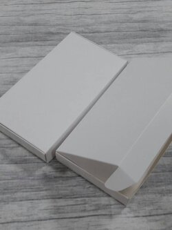 กล่องบราวนี่ กล่องขนม กล่องเอนกประสงค์ กล่องของขวัญ กล่องทรงหูช้าง สีขาว ขนาด 12x22x3 ซม.(ฝาทึบ) ราคา 190 บาทต่อแพ็ค (20 ใบ)