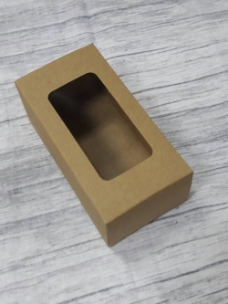 กล่องเครื่องสำอางค์ กล่องสบู่ กล่องสินค้าอาหารเสริม กล่องอเนกประสงค์ 6.5x5.0x12.5 ซม. ราคา 150 บาท/20 ใบ สีคราฟท์น้ำตาล