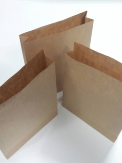 ถุงกระดาษ ถุงกระดาษน้ำตาล ถุงใส่ขนม ถุงใส่ของชำร่วย ถุงสแน็ค ถุงใส่อาหารว่าง กว้าง 12.5xหนา3xสูง15.2cm ราคา 80 บาทต่อแพ็ค(50ใบ)