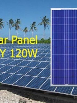 แผงโซล่าเซลล์โพลี 120W