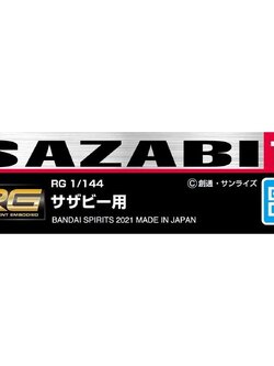 Bandai Decal GD126 RG 1/144 Sazabi 4573102619907 (Decal)