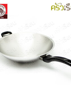 ZEBRA Chinese Wok 3 ply Bakelite handle, Vitalux, 34 cm. Ø 34 cm. L 60 cm. H 60 cm. Capacity 5 liters 176395
