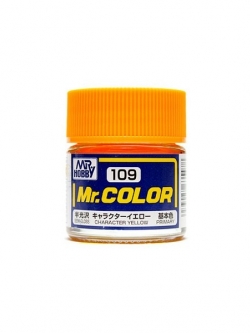 Mr.Color C109 Character Yellow Semi-Gloss (10ml) 4973028635478 Mr. Hobby