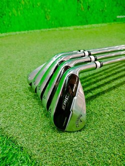 Iron Set Callaway EPIC MAX FAST Forged 7-9 Pw, Aw ( N.S. Pro Zelos7/ S/ TQ: 2.6 ) 77.5g. ปี 2021