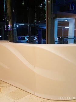 RENT/ให้เช่า: เคาน์เตอร์บาร์ LED เรืองแสง รุ่น FLOW SET 3.2m. (โฟลว์เซท)