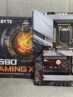 MAINBOARD INTEL LGA1200 GIGABYTE Z590 GAMING X