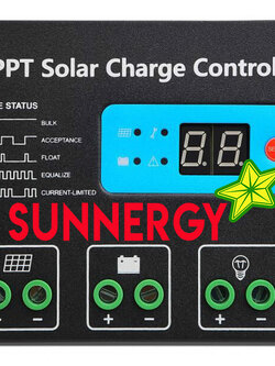 ตัวควบคุมการชาร์จแบตเตอรี่ แบบ MPPT ขนาด 20A 12/24V (Max Volt Input: 150V) SR-MT2420