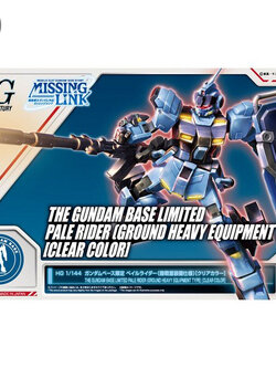 Bandai Limited HG Pale Rider (Ground Heavy Equipment Type) (Clear Color) Ver.GBT 4573102607133 (Plastic Model)