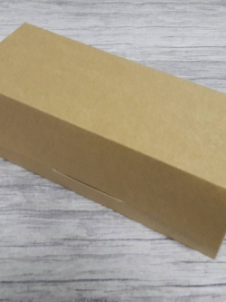 กล่องเค้กโรล กล่องคัพเค้ก 3 ชิ้น กล่องเค้ก 3-4 ชิ้น กล่องขนม สีคราฟท์น้ำตาลอ่อน ขนาด 9 x 24 x 9 ซม.ราคา 230 บาทต่อแพ็ค(20 ใบ)