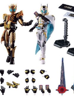 Bandai SO-DO Kamen Rider Gotchard & SO-DO Kamen Rider Outsiders Legend & Zein 4570117915093 (Figure)