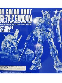 Bandai (เฉพาะพาร์ทเสริม เกราะใส) PG Unleashed RX-78-2 Gundam Clear Color Part 4573102614063 (Plastic Model)