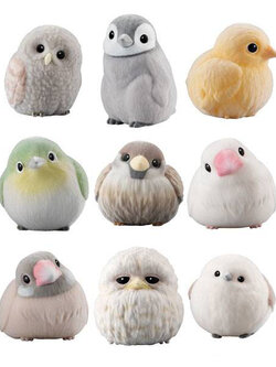 Bandai (ครบ Set 9 กล่อง) Mofumofu Tenori Friends 4570117914065 (Figure)