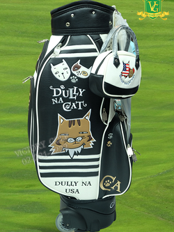(Genuine) Golf Bag DULLY NA CAT USA (Black) เล็กกระทัดรัด น้ำหนักเบา มีล้อลาก