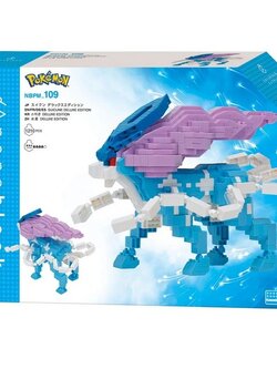 Kawada nanoblock Pokemon NBPM_109 Suicune Deluxe Edition 4972825234242 (นาโนบล็อค)