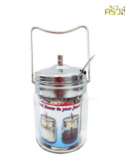 Twin Ray ขวดแก้ว มีหู 7 ออนซ์ Ø7 ซม. สูง 8 ซม. 8007 ขวดเครื่องปรุง