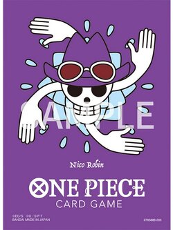 Bandai One Piece Card Game Sleeves Limited Premium Matte Vol.3 Nico Robin 4582769843549 (การ์ดวันพีช)