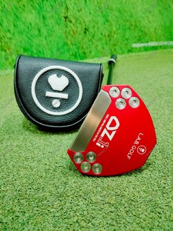 Putter L.A.B. GOLF OZ.1i Red Length 34.5” / Lie 69° ( Matte Black Premium Steel ) / ( Press Pistol 2 Degree Black )