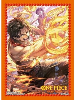Bandai One Piece Card Game Sleeves Vol.10 Portgas D. Ace 4582769734359 (การ์ดวันพีช)