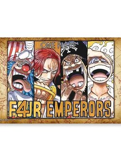 Bandai One Piece Card Game Official Playmat Limited Edition Vol.2 Four Emperors 4582769721878 (การ์ดวันพีช)