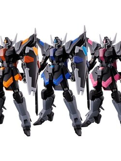 Bandai HG Black Knight Squad Rud-ro.A Redelard Custom & Daniel Custom & Liu Custom Set 4573102671844 (Plastic Model)