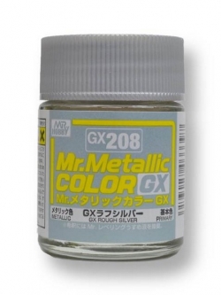 MR.METALLIC COLOR GX208 Rough Silver 4973028033397 Mr.Hobby