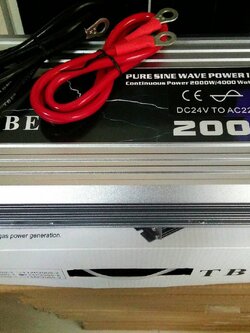 Inverter (หม้อแปลงไฟฟ้า) รุ่น PSW-2000W 24V TBE