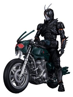 Bandai SHODO-XX Kamen Rider Blacksun & Battle Hopper Set 4549660836285 (Plastic Model)