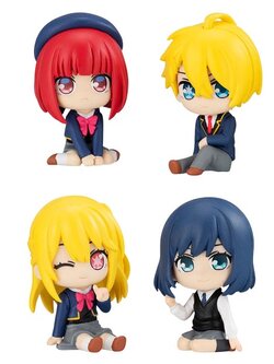 Bandai (ครบ Set 4 ลูก) Oshi No Ko Let s Sit Here! 4570118149336 (Figure)