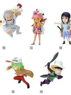 Banpresto (ครบ Set 5 กล่อง) WCF One Piece World Collectable Figure - Hachinosu 2 4983164287004 (Figure)
