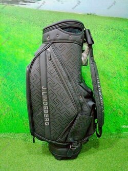 Golf Bag J.LINDEBERG ( PU Material ) 9.5 Black Color