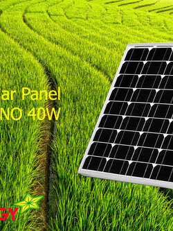 แผงโซล่าเซลล์โมโน 40 วัตต์