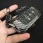 เคสรีโมทรถ Honda 2022 Civic FE HRV ลายเคฟล่า (ABS Key Cover Black Silicone Push button Guard) ; Honda Civic FE EL RS Accord HRV2022 Gen 11
