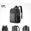 AspenSport Backpack Laptop กระเป๋าสะพายหลัง กระเป๋าโน๊ตบุ๊ค 14-16 นิ้ว กระเป๋าเดินทาง รุ่น AS-B80 ขนาด สีเทา-ดำ