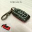 เคสโลหะเคฟล่ารีโมทรถ Toyota Fortuner GR Sport แบบ 2 ชั้น รุ่นถอดกุญแจในรีโมทได้ (Black Red Kevlar Alloy & Silicone Sleeve) Toyota Key Sets Model Fortuner Legender