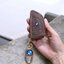 เคสรีโมทรถ BMW 2024 ทรงใบไม้ งานหนัง Hallmo HANDMADE ทรงคลาสสิค Leather Key Case Key BMW Key Sets 2018-New 5 Series BMW Series 2-3 Series 4-Series 5, G30 530e m sport,330e m sport