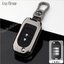 กรอบเคสโลหะกุญแจรถ Honda City Hard Case 360 องศา (Alloy Silicone Key Cover with Silicone Push button Guard) Honda Key Sets Model Jazz, City 2014-2019 พับข้าง 2 และ 3 ปุ่ม Metal Protective Case Zinc Alloy