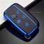 กรอบเคสกุญแจรีโมทรถยนต์ Land Rover - Range Rover Premium Grade แบบใหม่ 2020 (New VIP Key Shell, TPU Key Cover with Colorful PC Push button Guard) Land Rover - Range Rover Car Key Case สมาร์ทคีย์