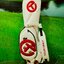 Golf Bag Scotty Cameron Tour ( PU Material ) 9.5” White-Red Color