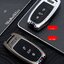 เคสโลหะรีโมทรถรถยนต์ Audi Smart Key Full Package 2021 (Alloy Up Grade Luminescence 3D Silicone Push button Guard) Audi special car key case A4 A5 A6 A7 Q5 Q7 Q8 R8