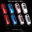 กรอบ เคสกุญแจรีโมทรถยนต์ MAZDA มาสด้า (Colorful Case, TPU Key Cover with PC Push button Guard) Mazda Key Sets 2, 3, CX3, CX5, CX7, CX30, All new SkyActiv 2 และ 3 ปุ่มสมาร์ทคีย์ Smart Key แบบ 2 ปุ่มและ 3 ปุ่ม