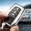 กรอบเคสกุญแจรีโมทรถยนต์ โตโยต้า แบบใหม่ 2020 (New VIP Key Shell, TPU Key Cover with PC Push button Guard) Toyota Key Sets Model Camry 2015-18, RAV4 , Toyota Hilux 3 ปุ่ม Smart Key